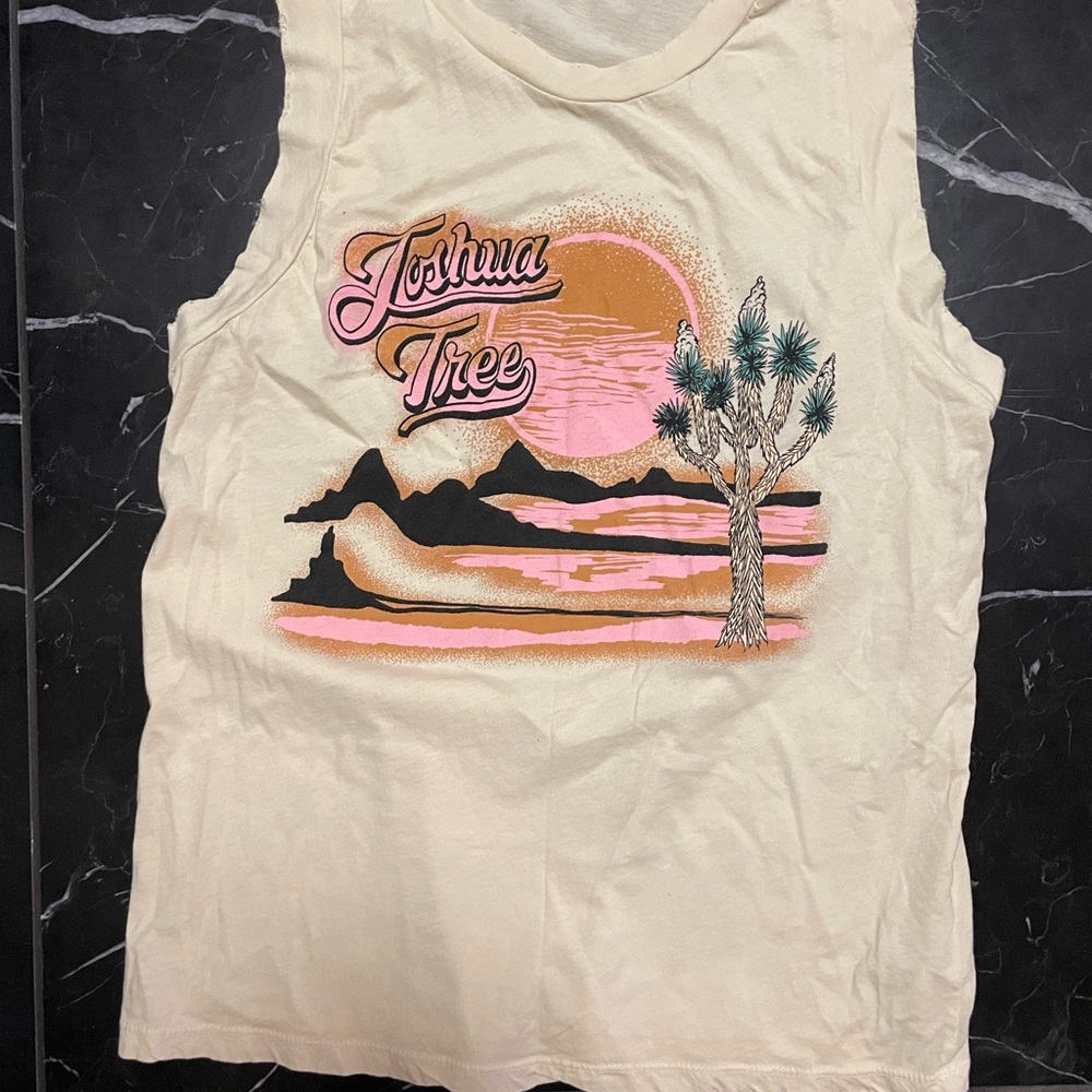 Project Social T Cream Tank Top